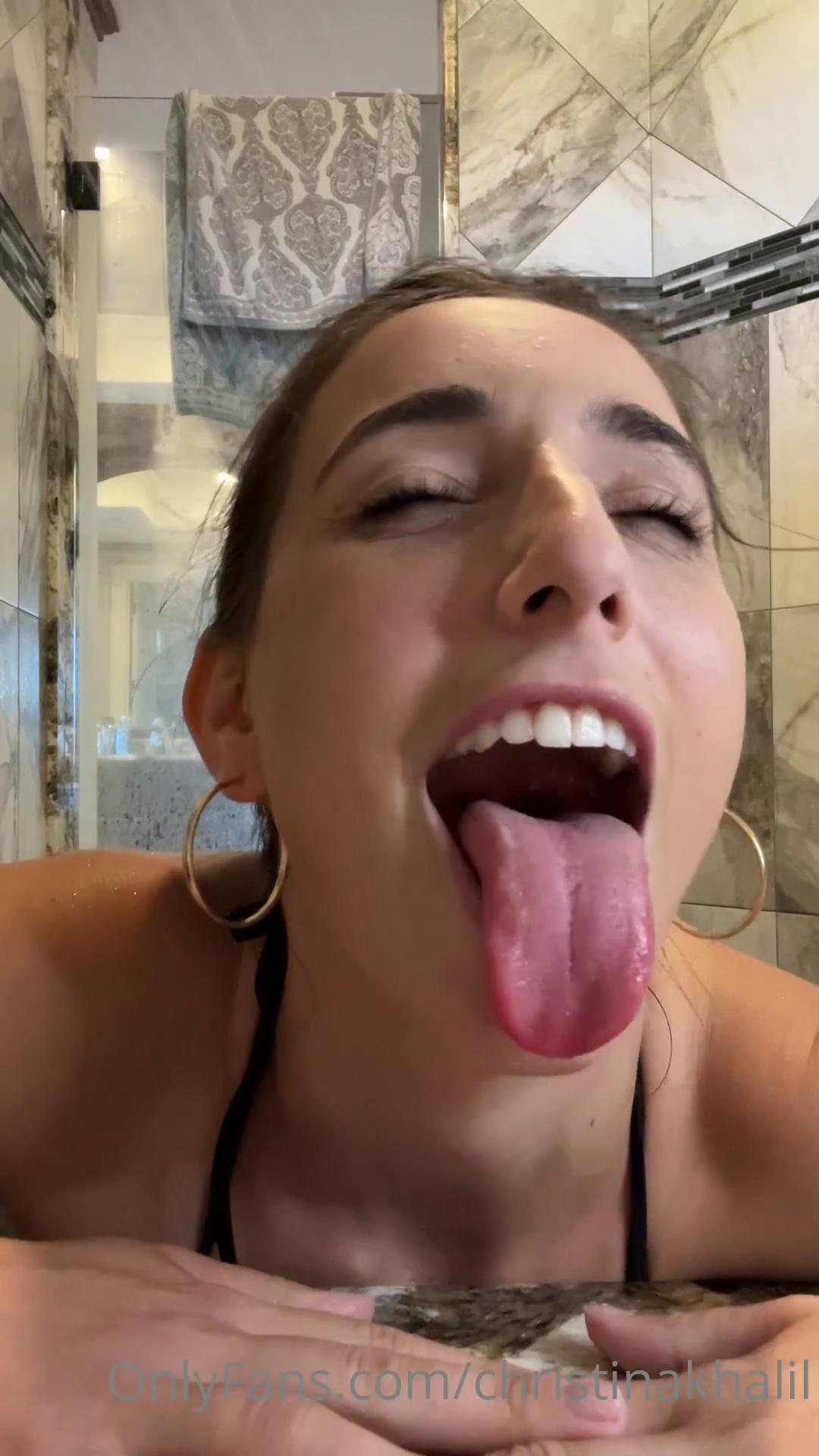 christina khalil nude pussy ass butt plug august livestream hngobz influencers gonewild