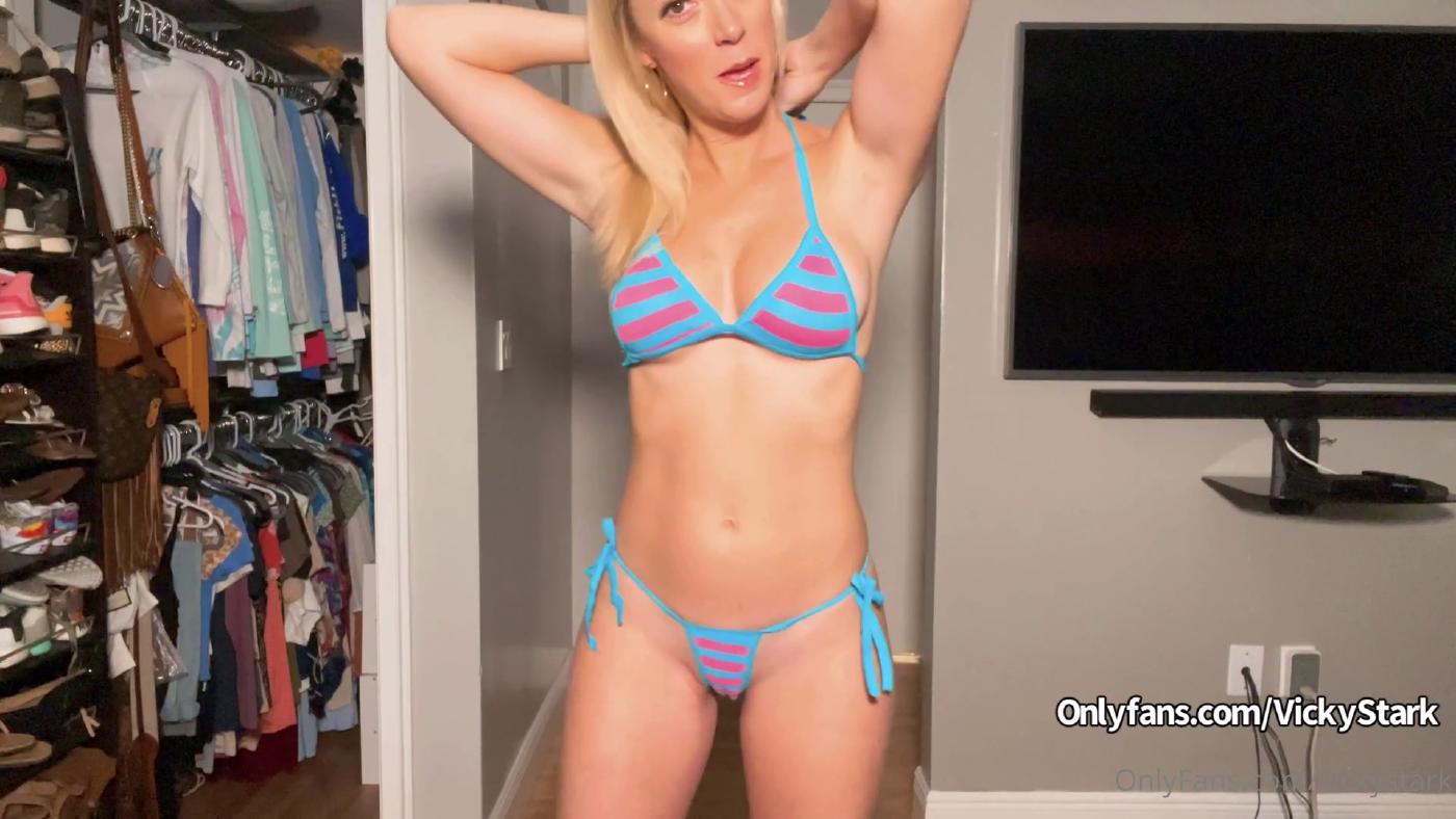 vicky stark nude striped theme try on onlyfans video leaked bixsul influencers gonewild